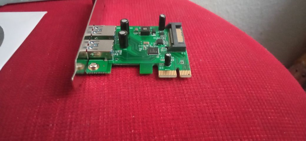 Karta PCI USB 3.0 do Komputera PC 2 Porty PCI Express SATA PCiE