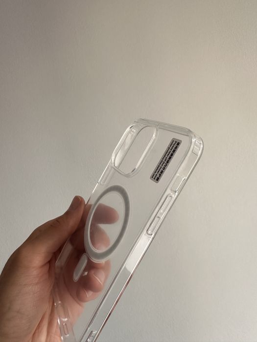 Etui plecki przeźroczyste z MagSafe + SZKŁO do IPHONE 14 PRO MAX