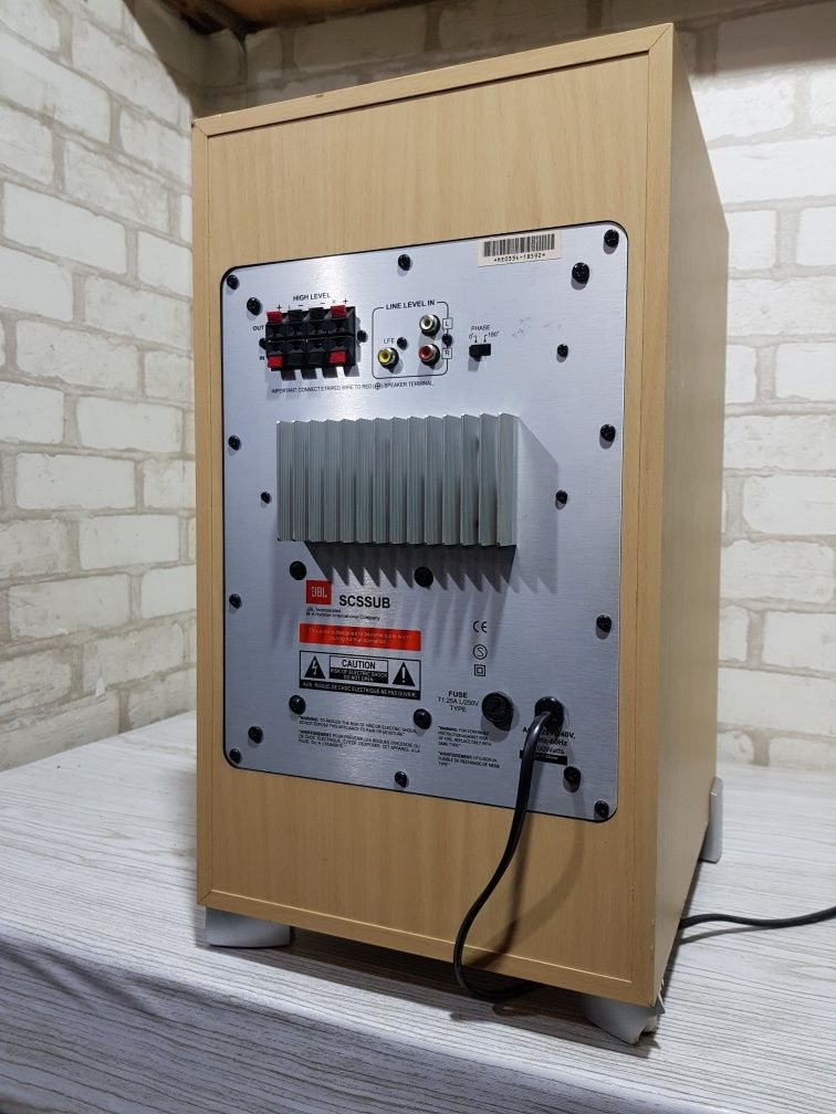 100W! Активний сабвуфер JBL SUB 138, потужність, б/у з Німеччини