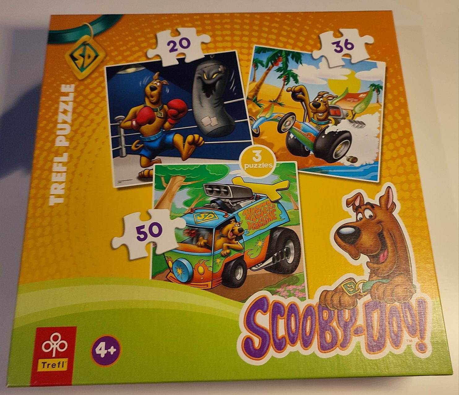 Puzzle SCOOBY-DOO (3 obrazki w jednym, łącznie 106 el.)