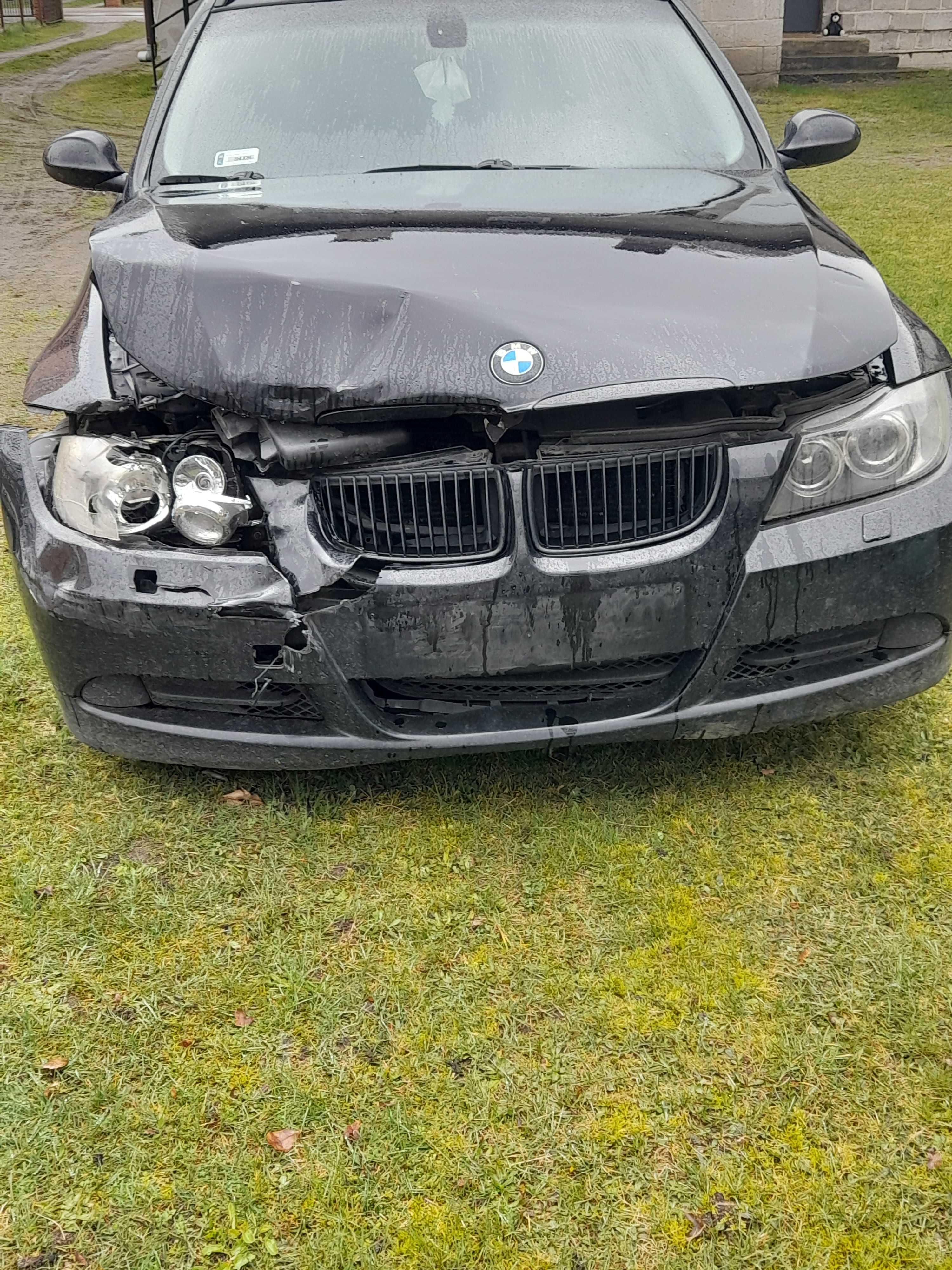 BMW serii 3, uszkodzone 2007 r.