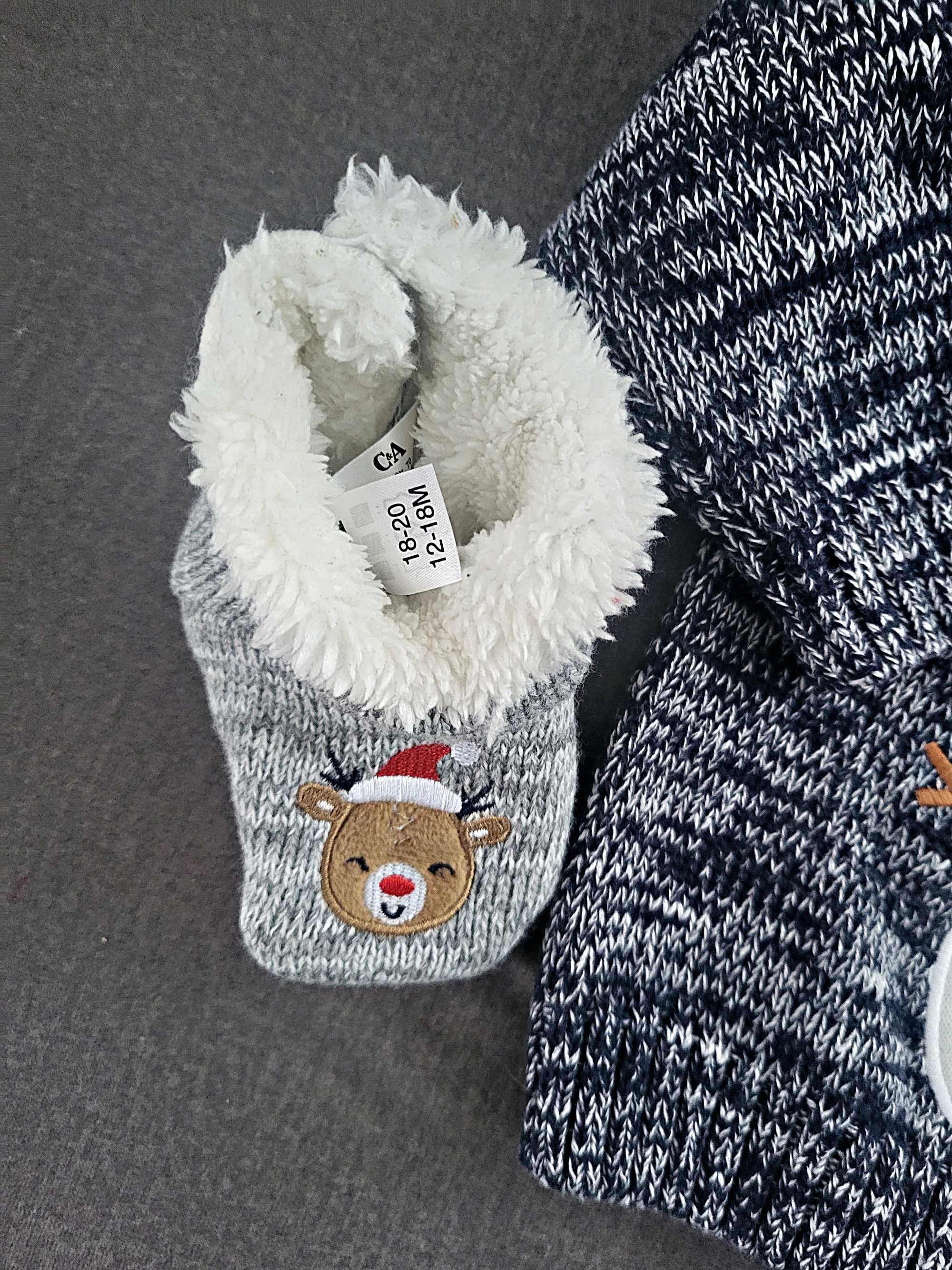 Sweter i kapcie C&A