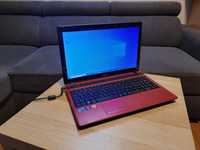 Laptop Acer czerwony - i3 / 4gb ram / dysk 500gb / Szybki / Biurowy