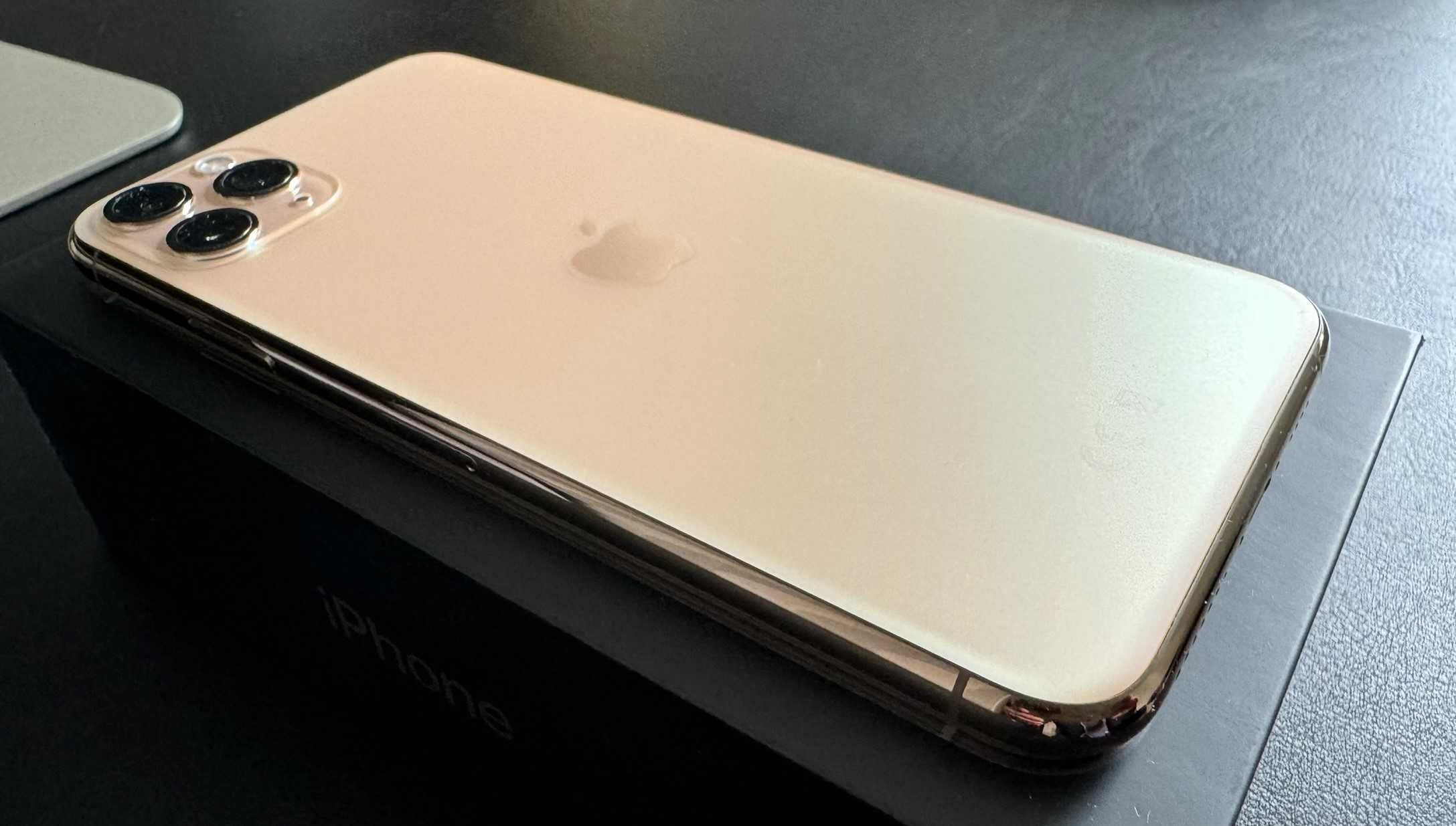 iPhone 11 Pro Max 256 GB Gold / Jak nowy. DODATKI!