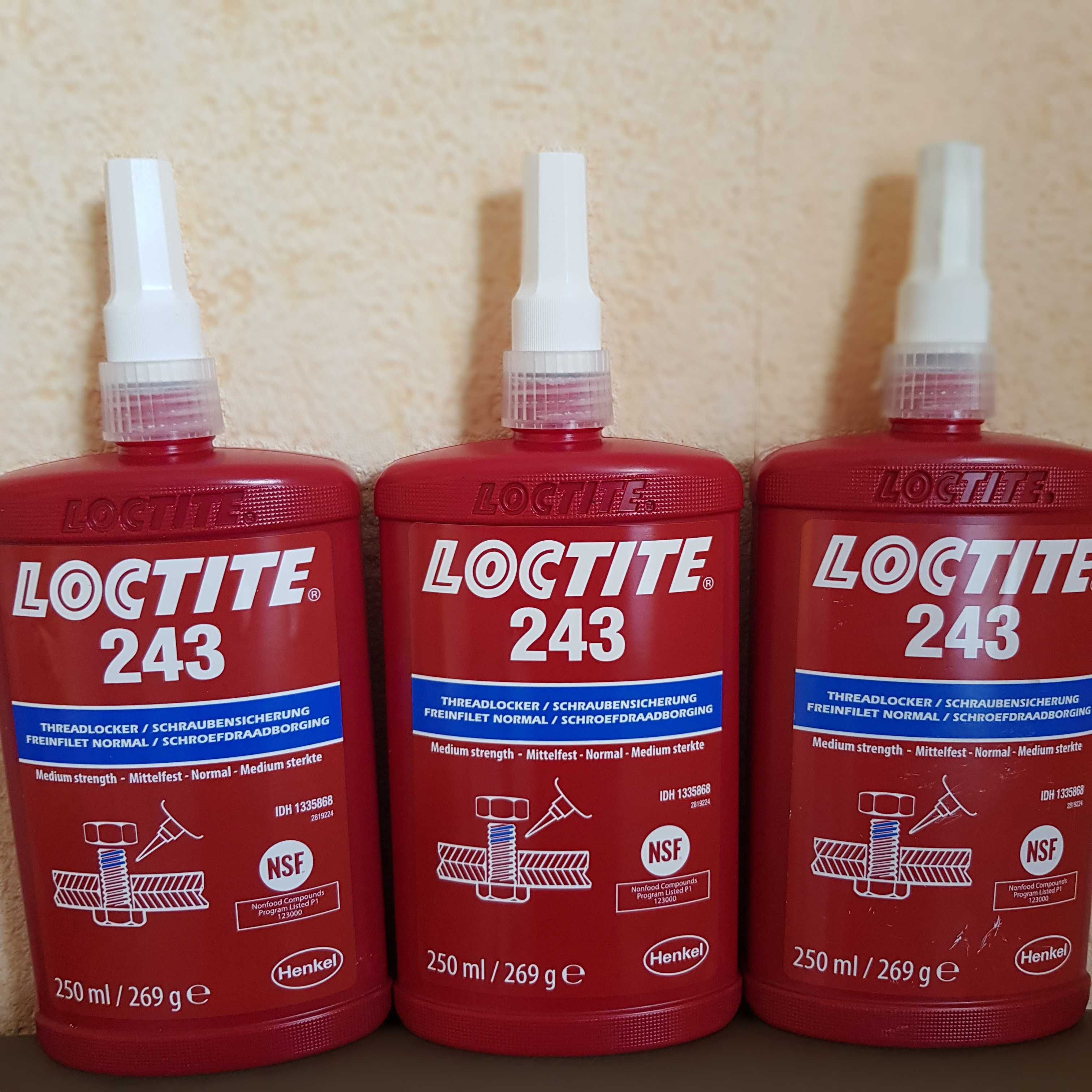 Klej LOCTITE  243 - 250 ml  -  NOWY  - ORYGINAŁ ! promocja  !!