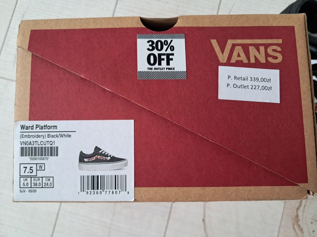 Tenisówki Vans z kwiatowym wzorem