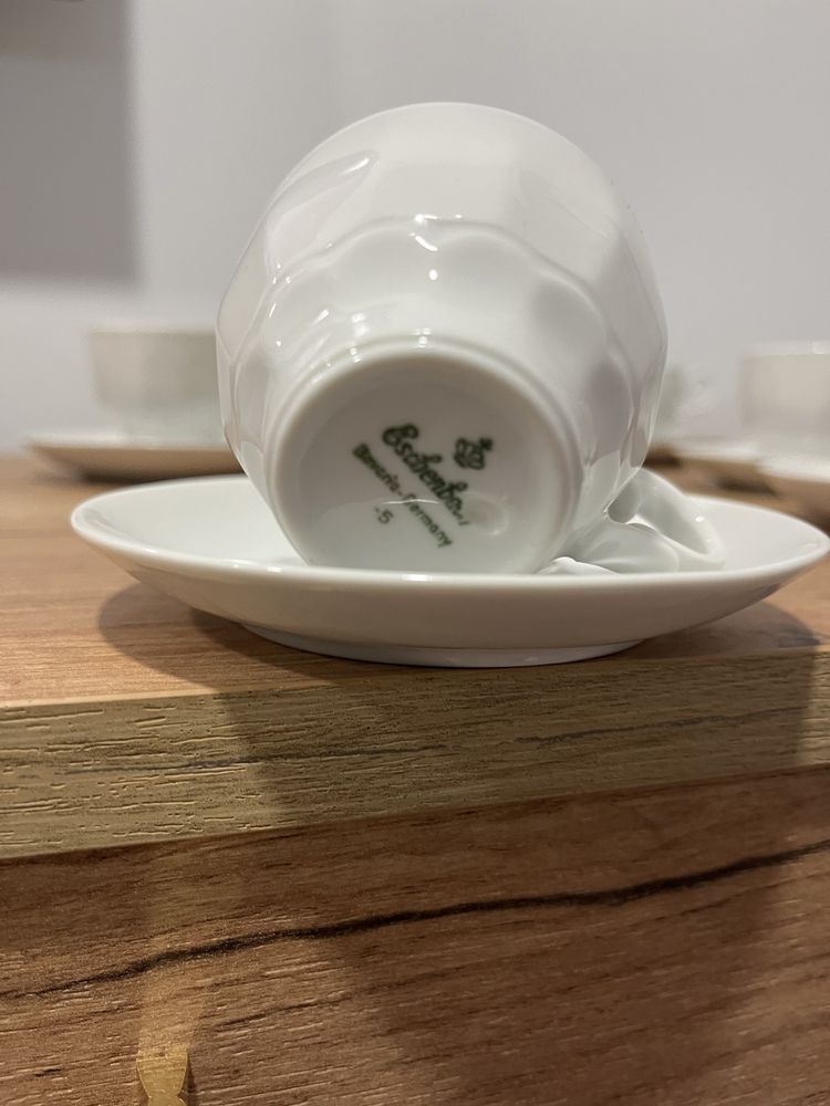 Chavenas de cafe em porcelana alema