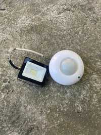 lampa LED 10 w z czujnikiem ruchu barwa zimna