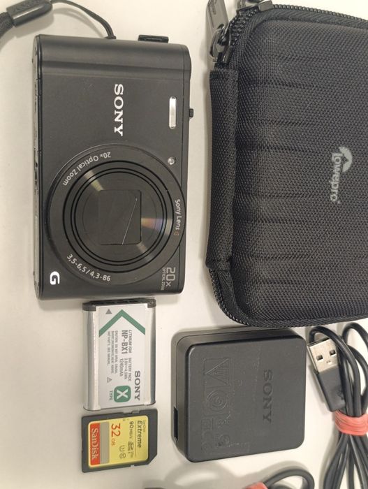 Aparat cyfrowy SONY Cyber-shot DSC-WX350 WiFi NFC 18Mp x20 HDR fHD bdb