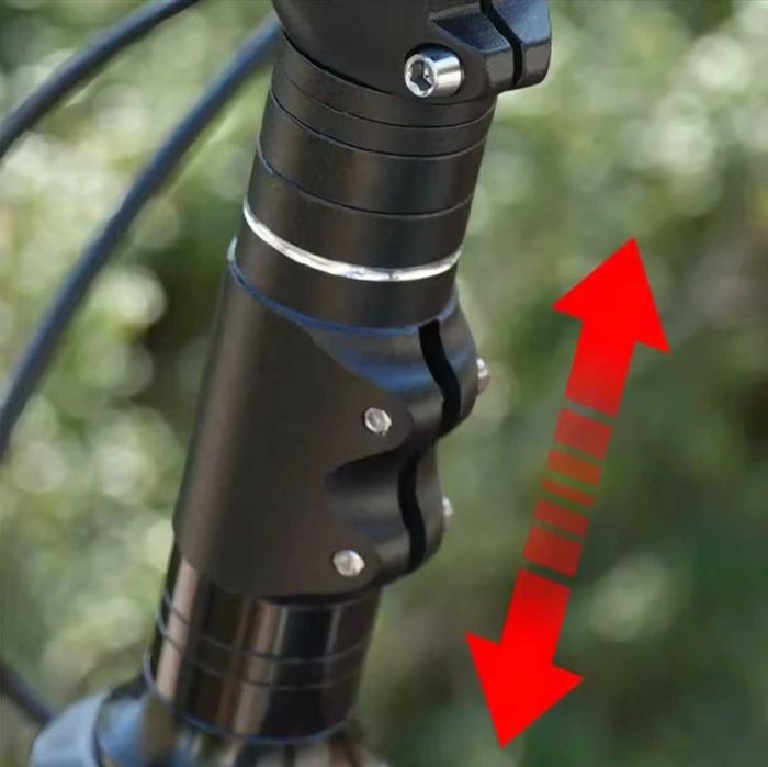 Extensor de altura do guidão de bicicleta