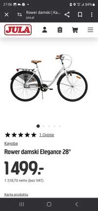 Rower damski Elegance 28