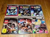 Zestaw 6 gier dla dzieci na PS3 : Lego Batman Władca Pierścieni Piraci