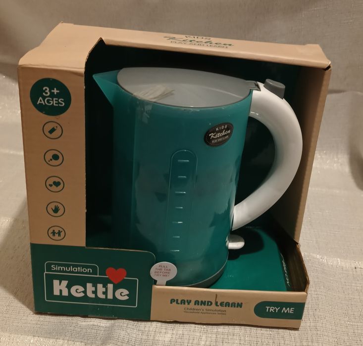 Czajnik na baterie do dziecięcej kuchni Zabawka nowa