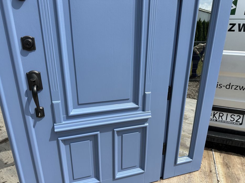 Drzwi zewnętrzne drewniane Amerykanskie SCHLAGE Montaż Cała Polska