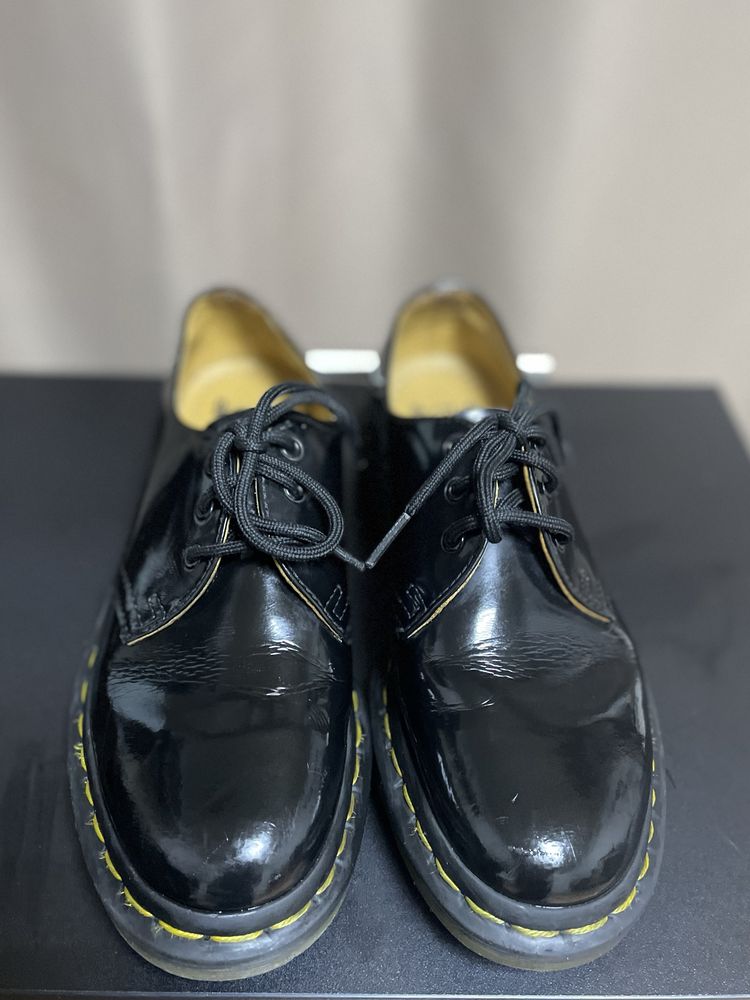 Туфлі дербі лофери чорні шкіра Dr. Martens