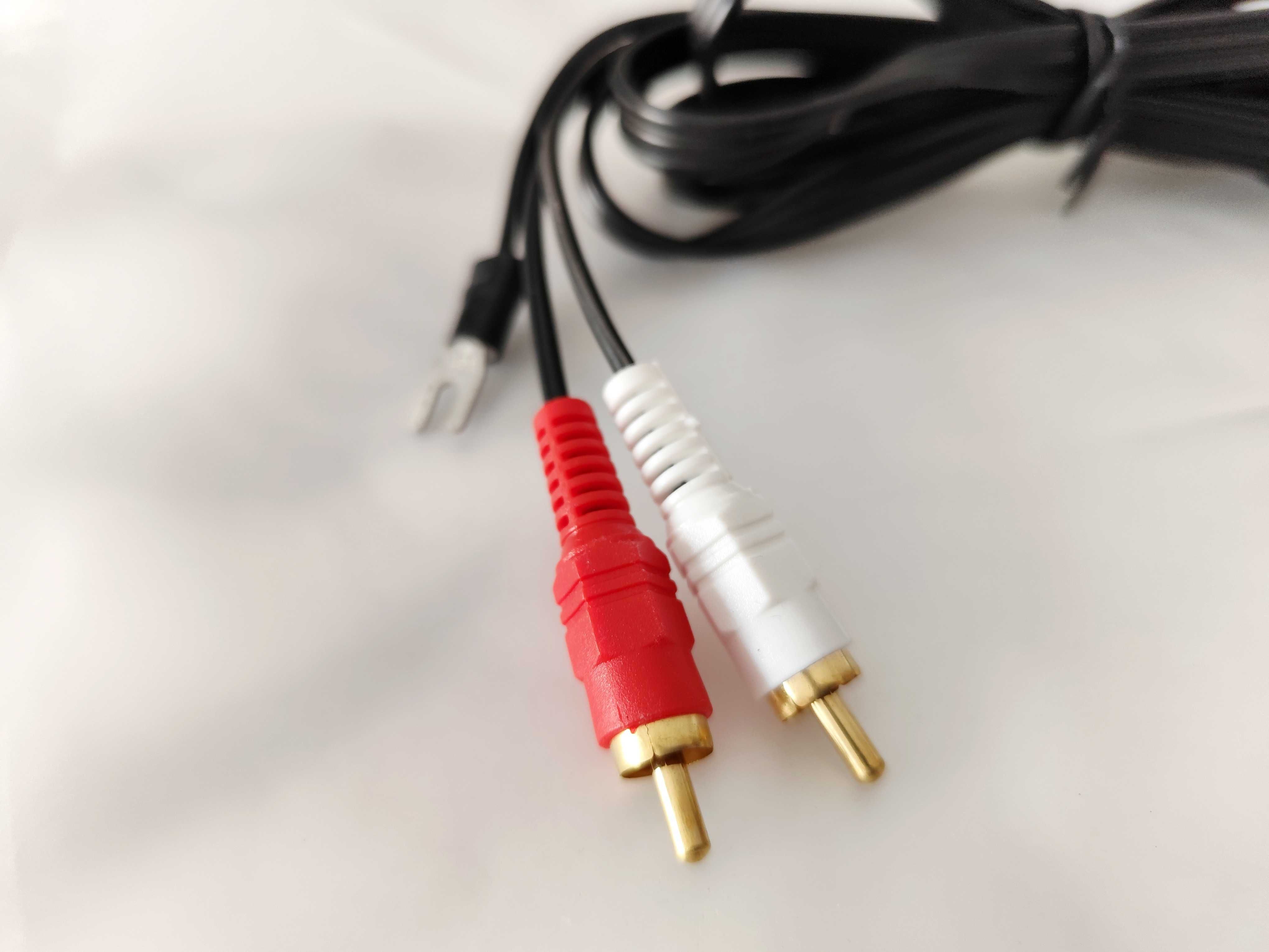 Cabo Phono Gira-Discos - MDIN 5-pin RCA c/ fio terra - 1,5 mts