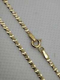 Nowy złoty łańcuszek, splot Gucci. Złoto 14k / 585. Długość 45cm