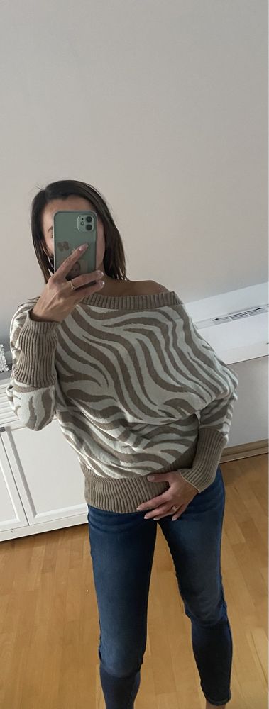 Sweter zebra rozmiar S