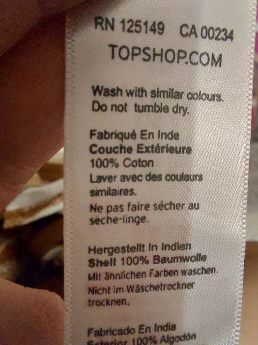 Топ в клеточку  TOPSHOP размер S