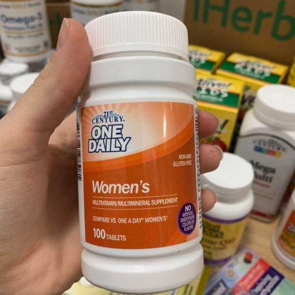 One Daily Женские витамины и минералы, США, мультивитамины для женщин