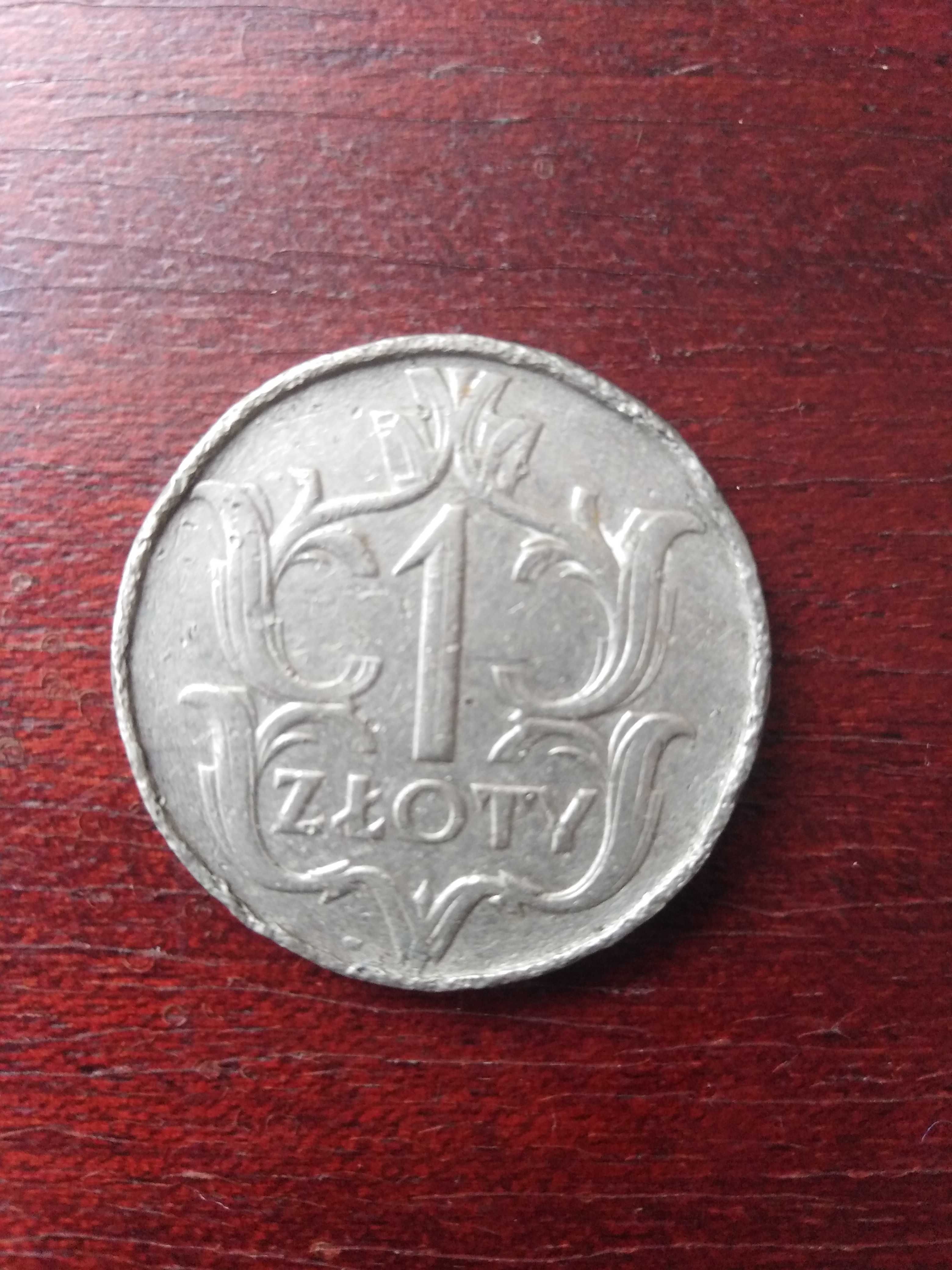 Moneta monety 1 zł 1929