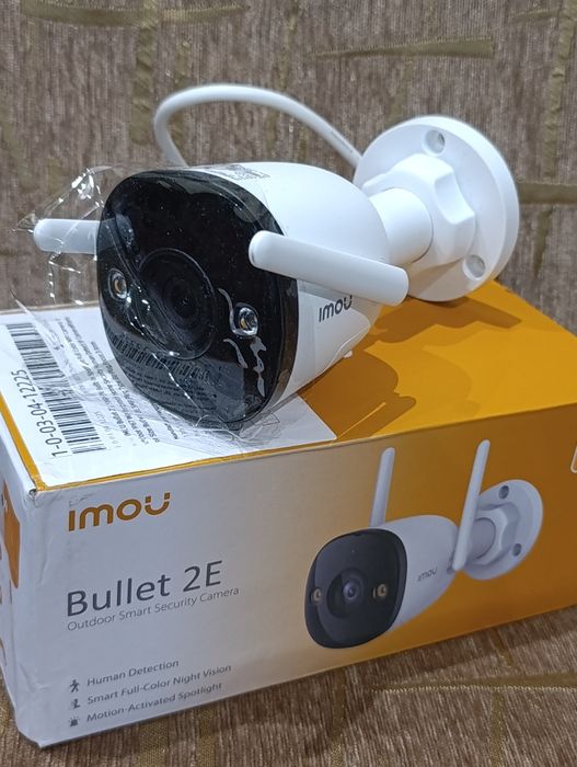 Камера відеонагляду IMOU Bullet 2E 5мп. Відеоспостереження на вайфай
