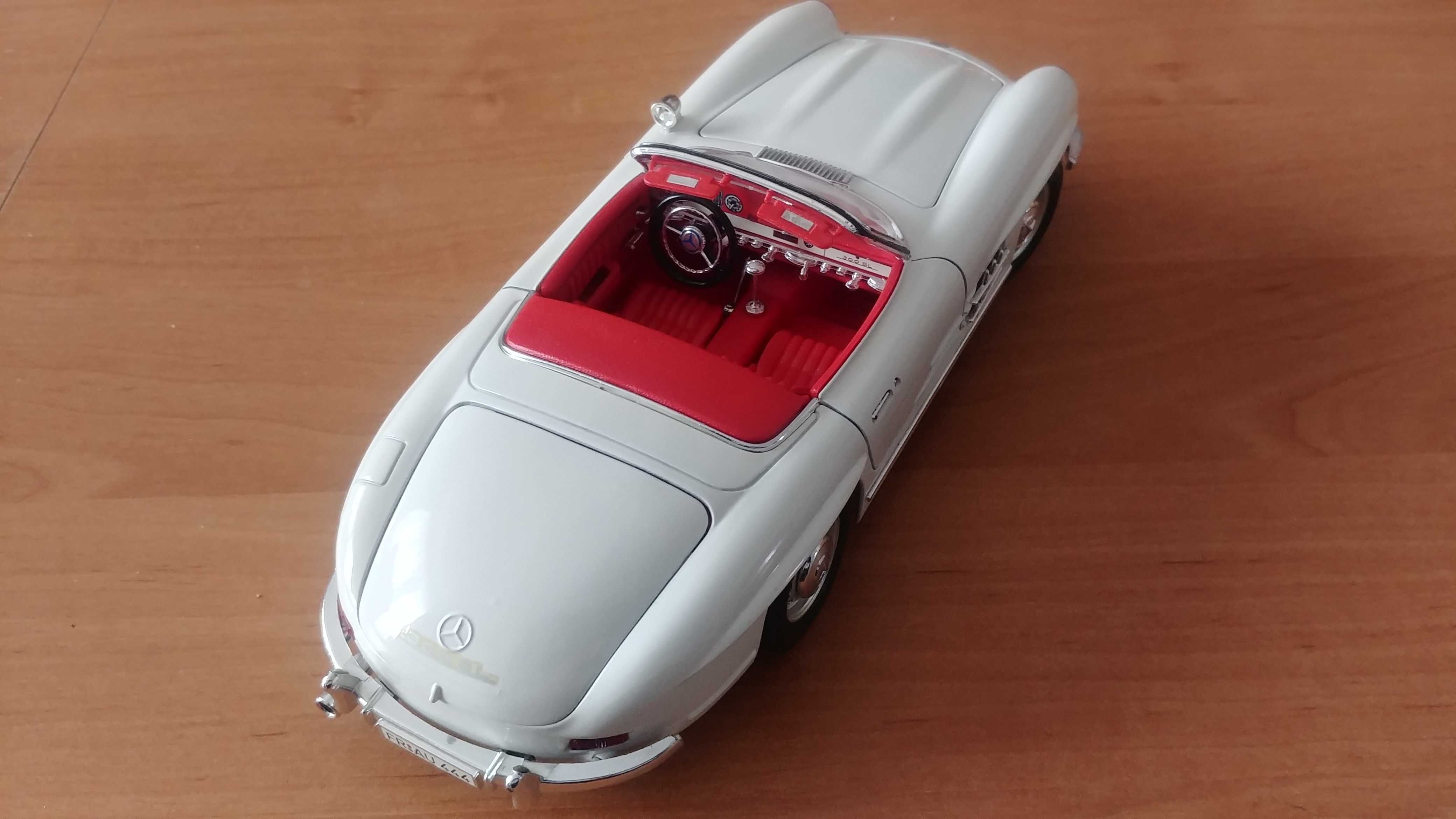 Mercedes 300 SL w skali 1/18 zamiana