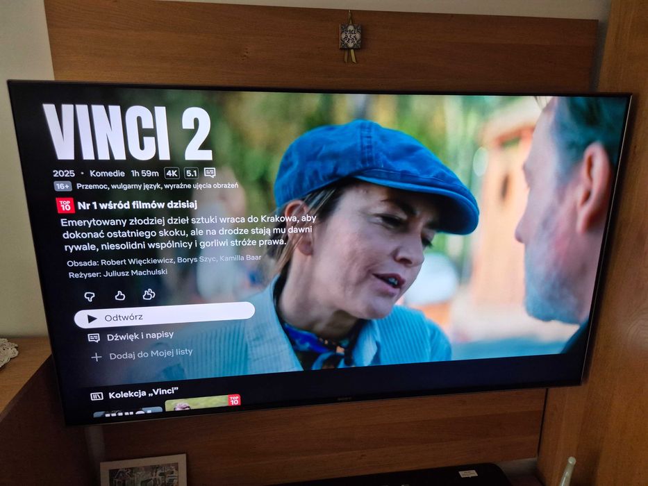 Sony Bravia KD-55XH9505 Telewizor z wyższej półki.