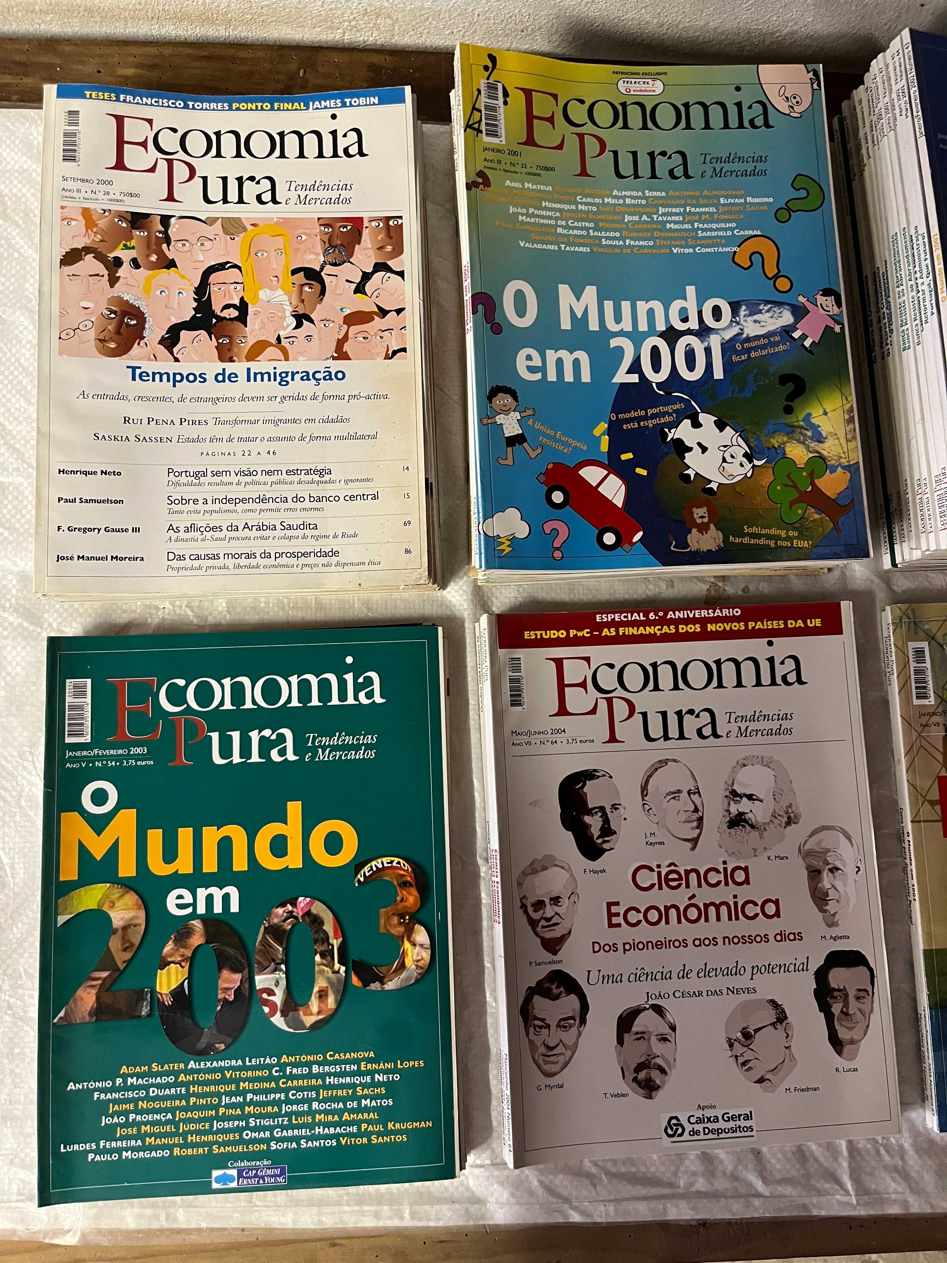 25 números antigos da publicação ECONOMIA PURA – a saldar 0,75€