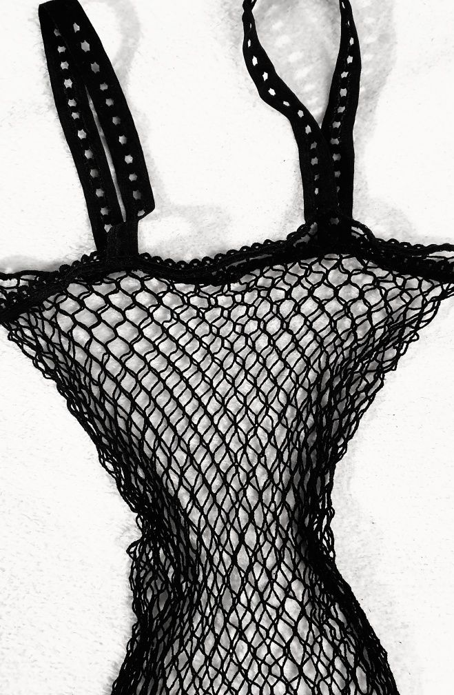 SEKSOWNA BIELIZNA EROTYCZNA sexy komplet bodystocking walentynki s m l