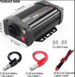 Przetwornica Mocy Samochodowa Ładowarka DC 12V AC 220V 230V 2xUSB 400W