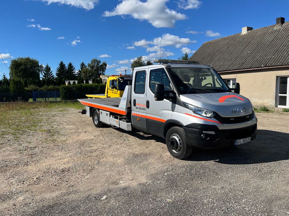 iveco daily 70c18 autolaweta hydro platforma holownik