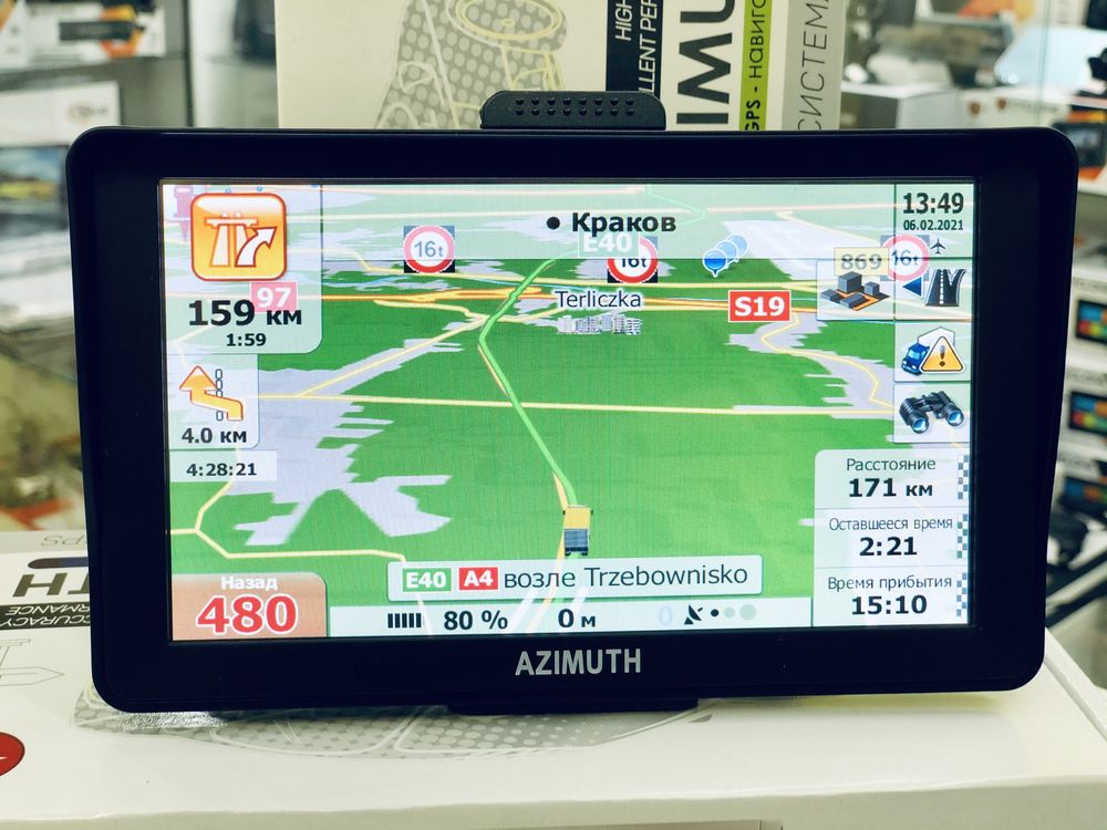 GPS Навигатор B78 8GB в комплекте IGO PRIMO TRUCK