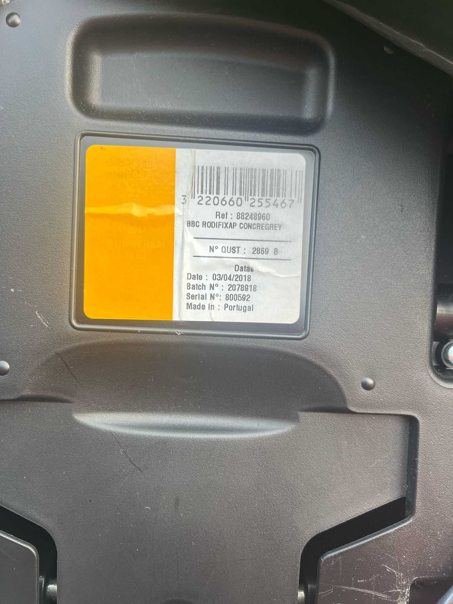 Cadeiras auto bebe Confort com isofix