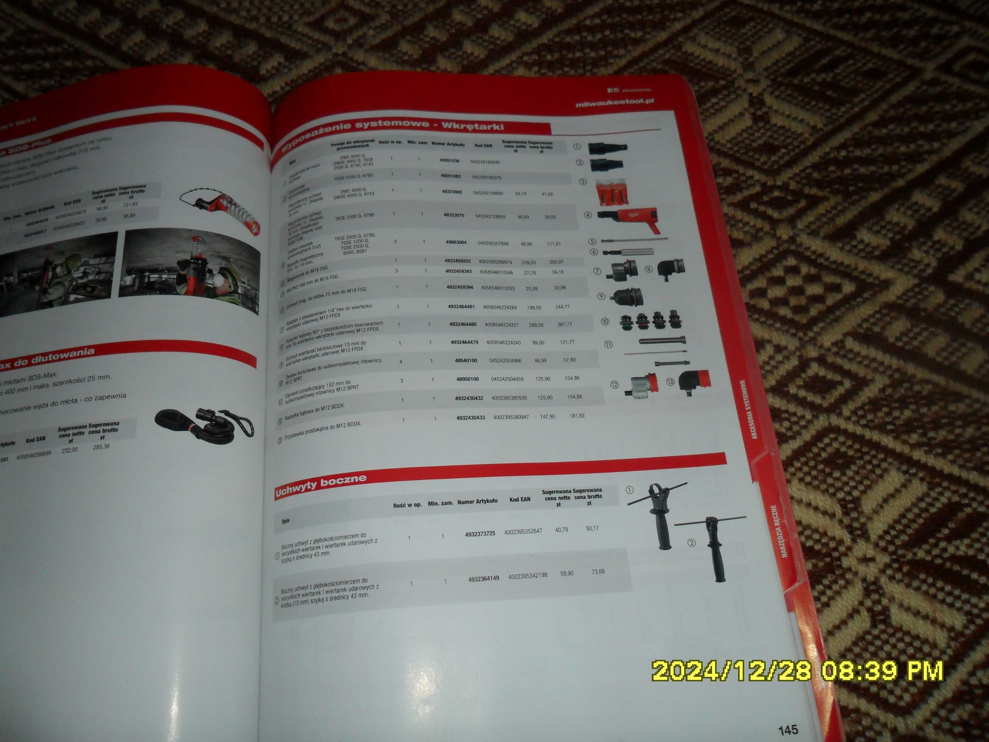 katalog milwaukee-akcesoria i narzędzia ręczne-2020/21r