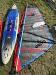 Deska windsurfingowa z zaglem 3,5 dla dziecka kompletna zestaw