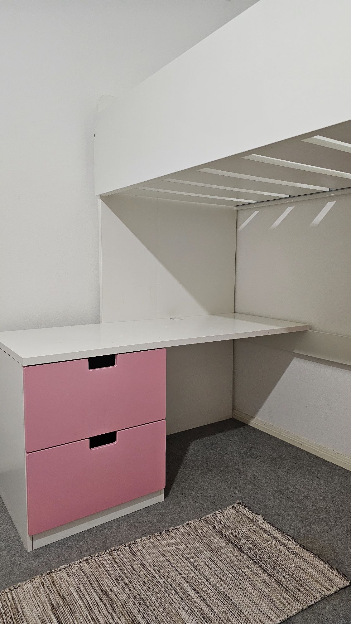 Beliche com secretária para criança IKEA
