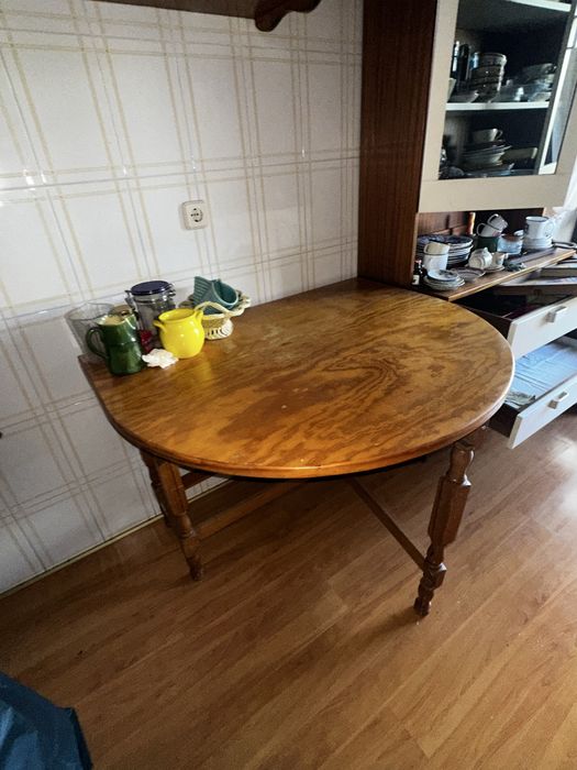 Mesa de madeira extensivel