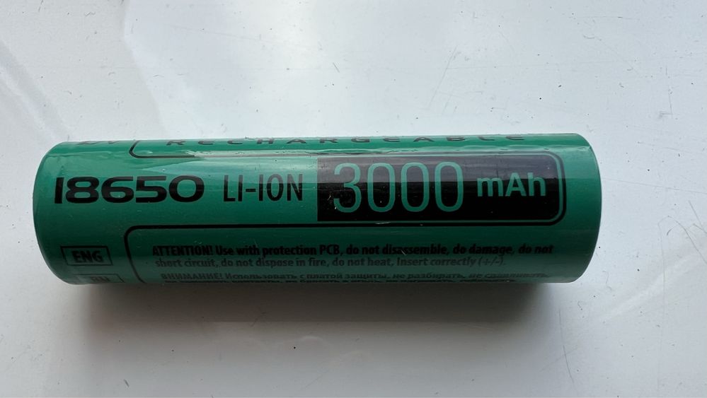 Акумулятори літій-іонні VIDEX 18650 3000mAh
