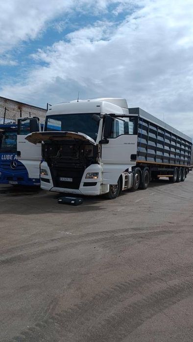 Калібрування рівня підлоги тягача. Калибровка уровня пола полуприцепа