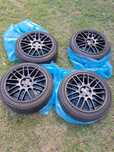 Alufelgi 4x100 17 z oponami 205/45/17