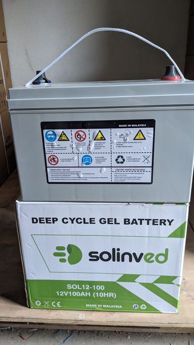 Акумулятори Solinved GEL та LiFePo4