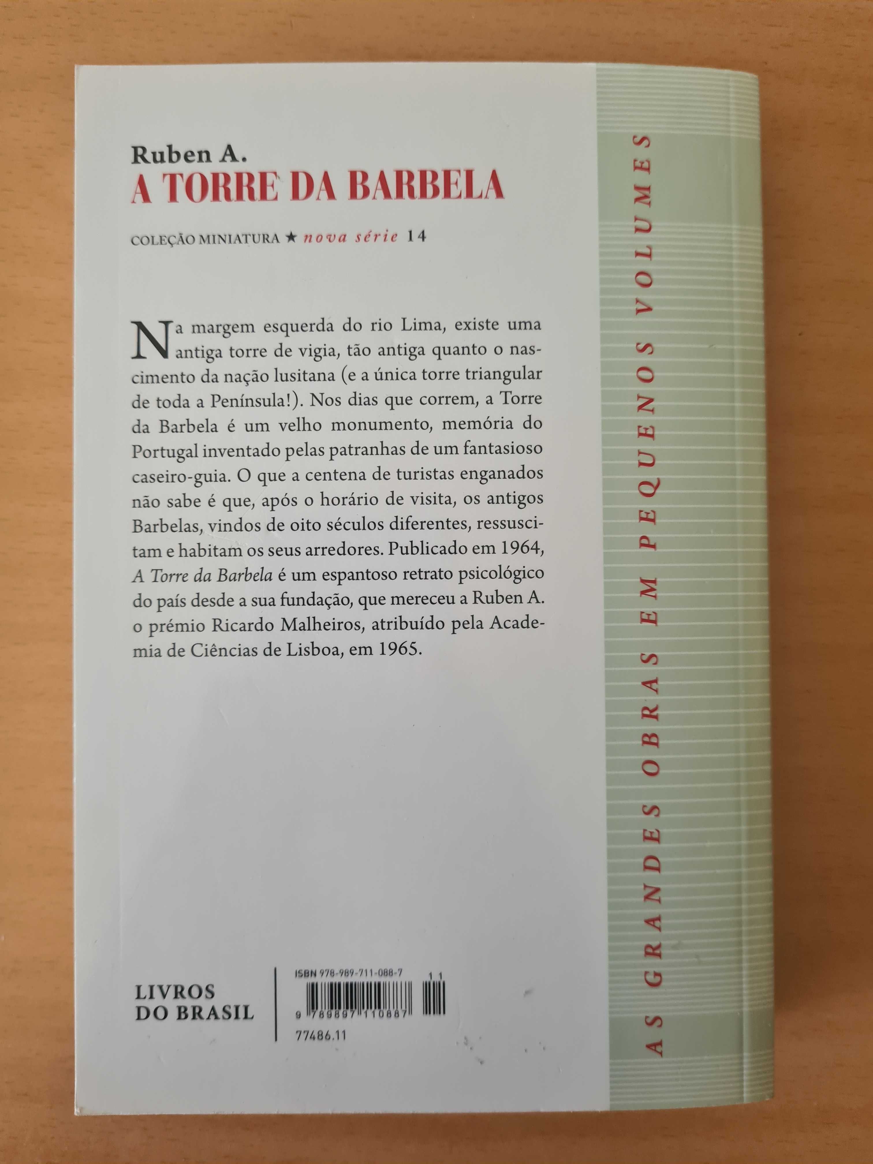 Livro "A Torre da Barbela" de Ruben A.