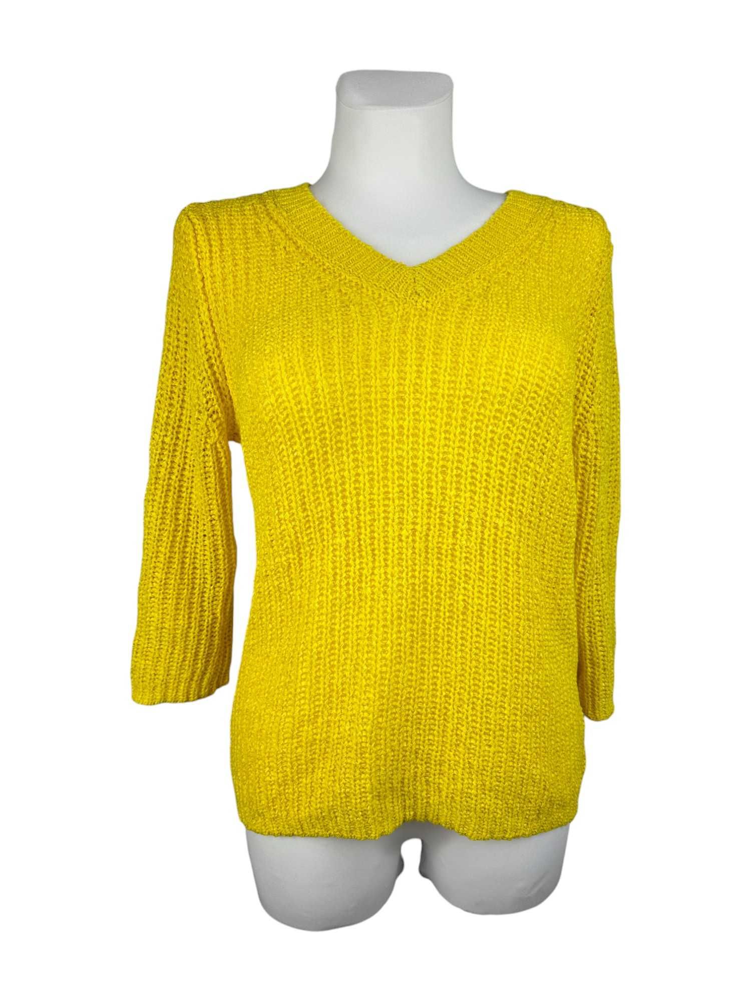 Sweter Damski Żółty [OUI] [r.38]