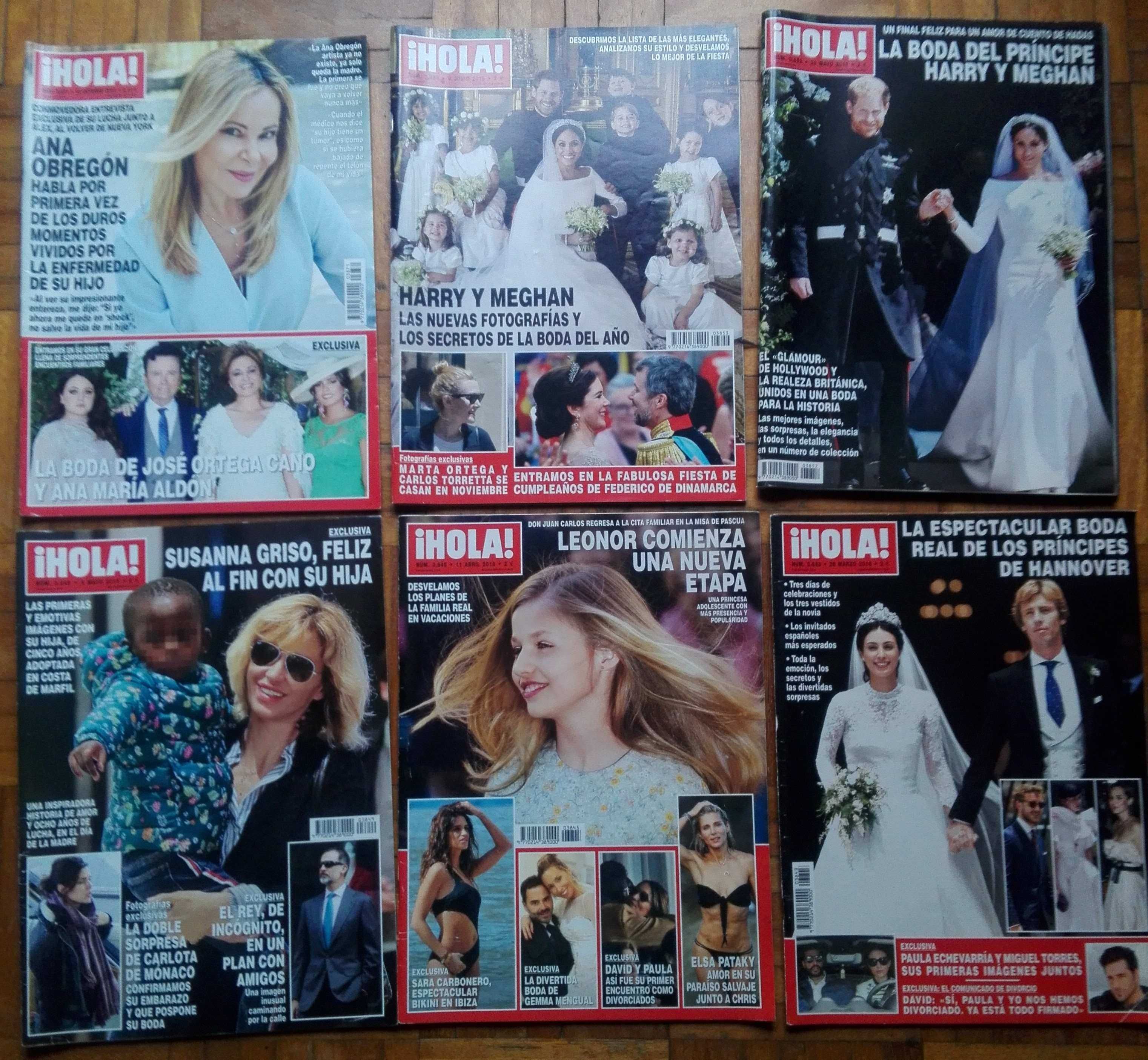 Revistas Hola! Impecáveis