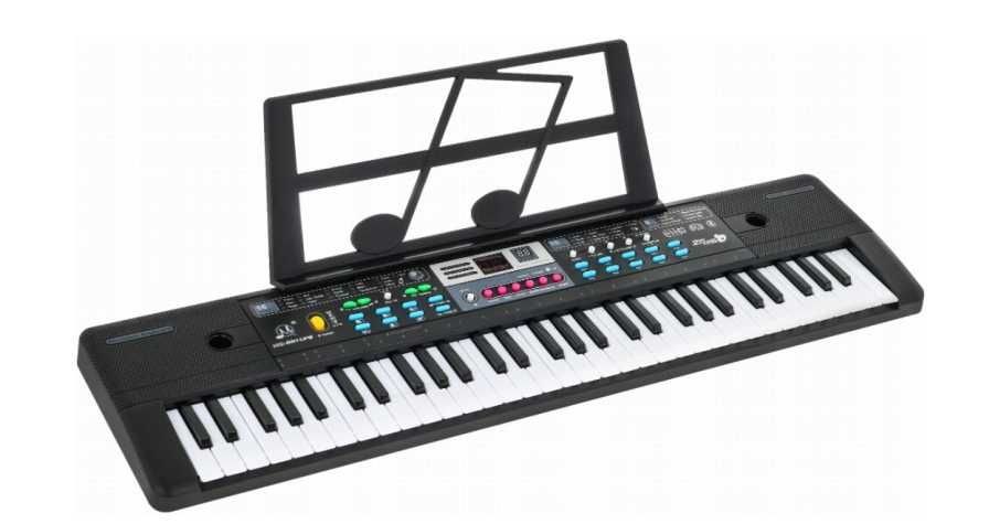 Pianino KEYBOARD SYNTEZATOR ZASILACZ mikrofon stojak dla dzieci