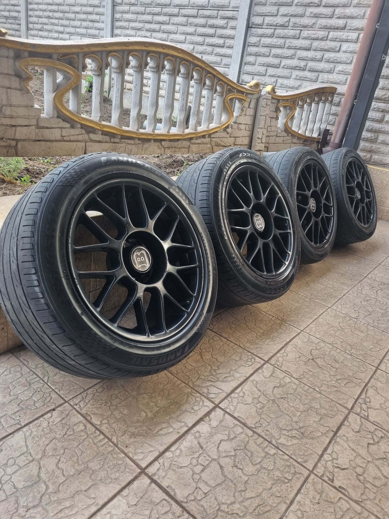 Диски BBS R17 разноширокие оригинал с резиной