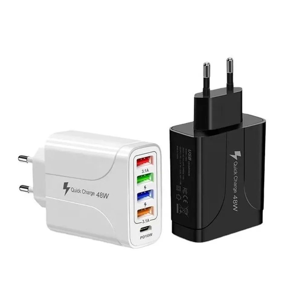 Ladowarka 4xUSB i 1xUSB-C 48W