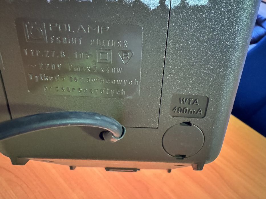 STARA zabytkowalampa na biurko z  kalkulatorem z prl