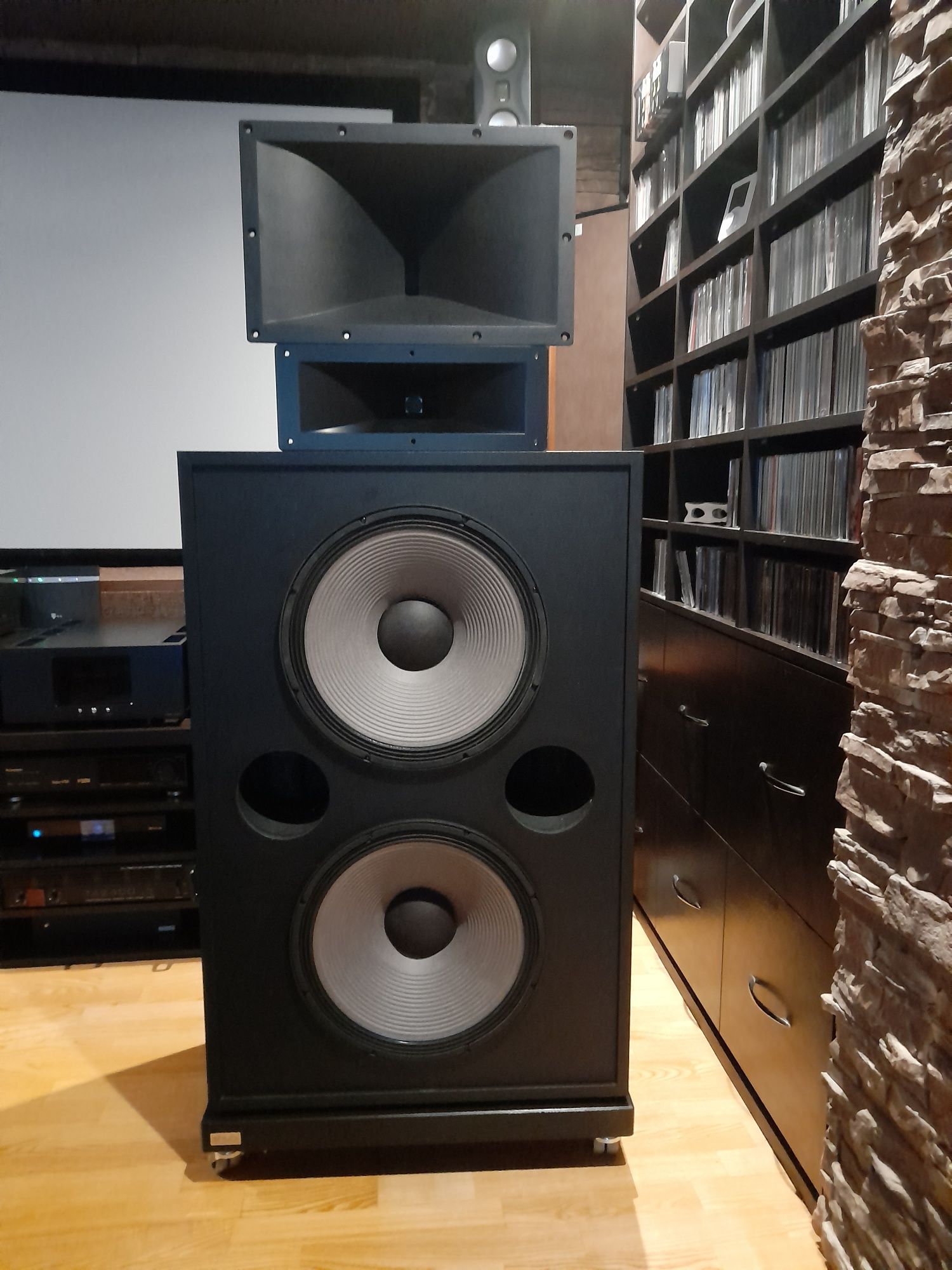 Kolumny JBL 4670D, po tunningu